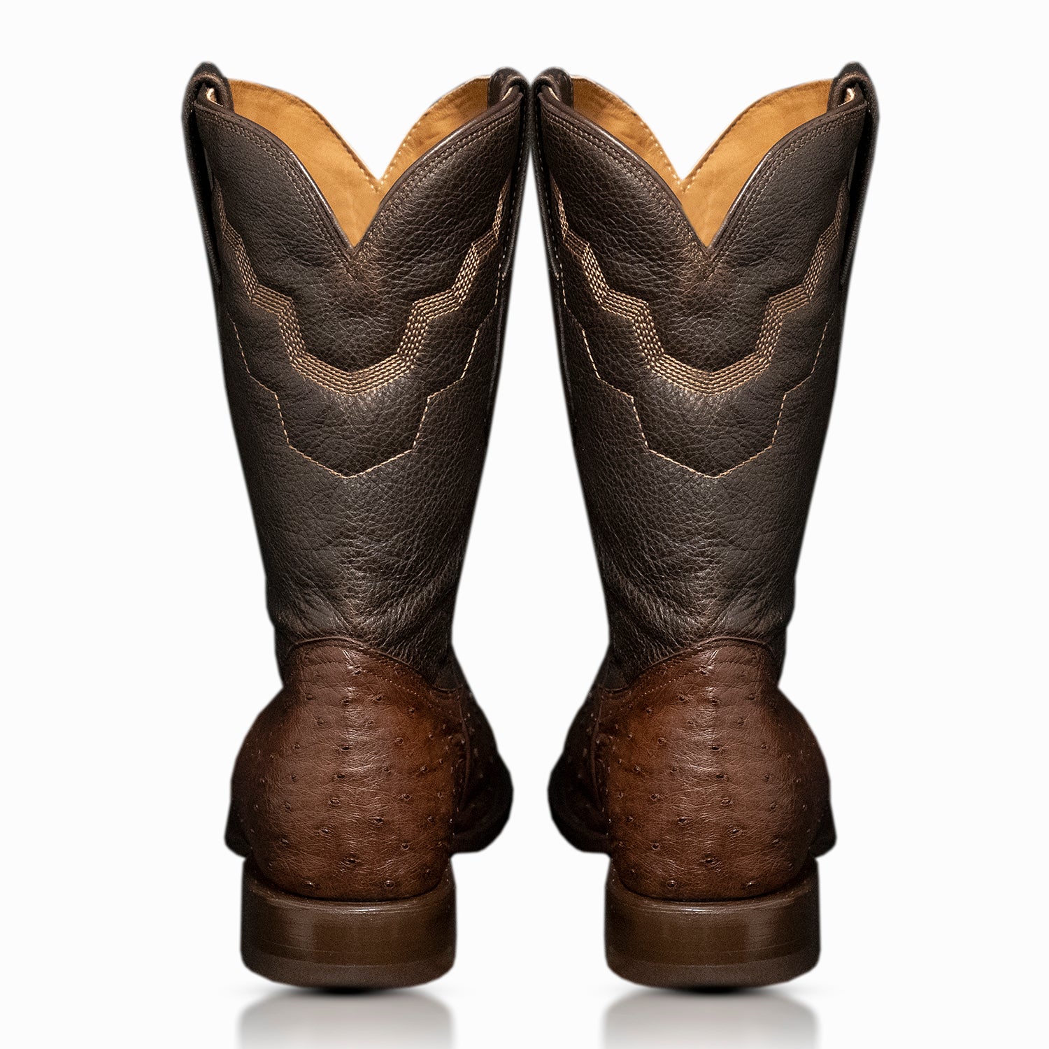 The Houstonian | Dark Brown Ostrich