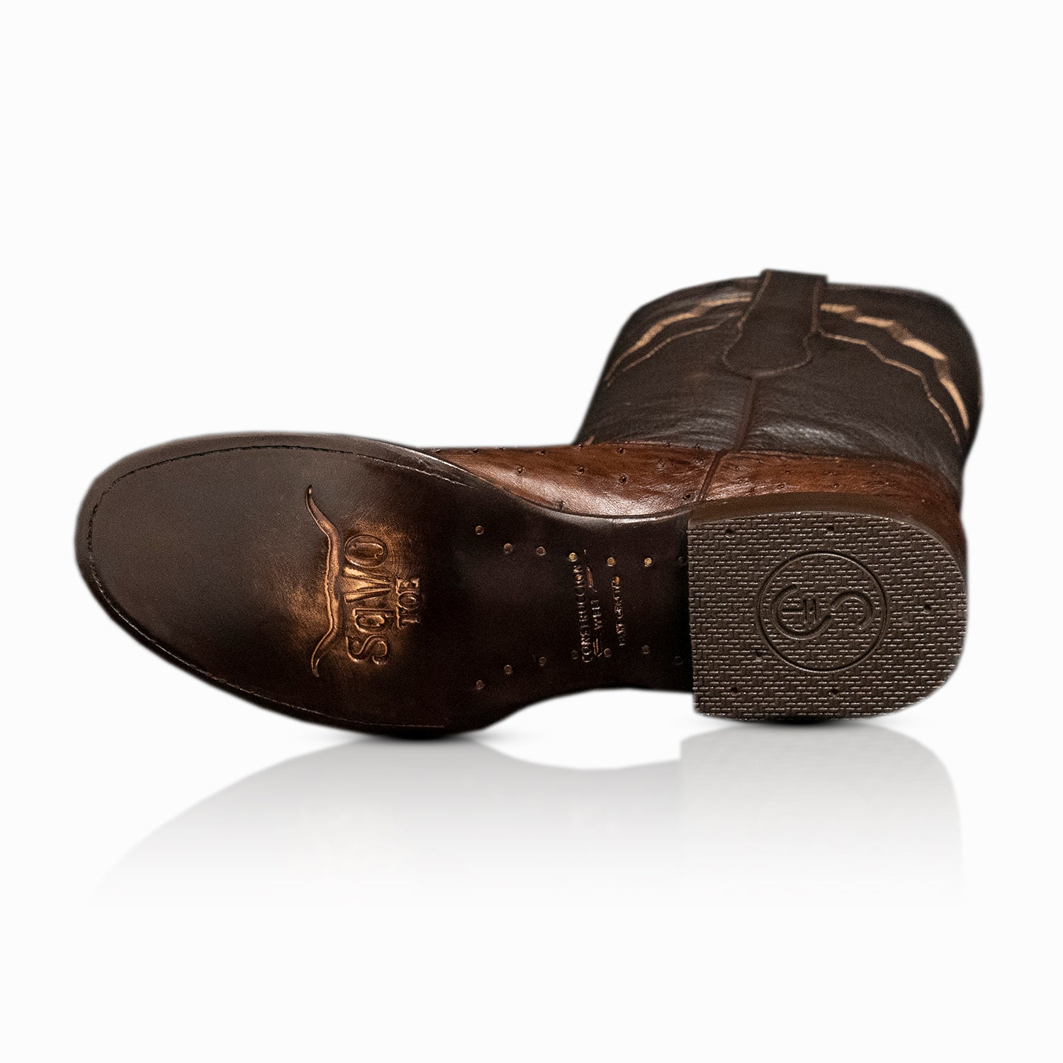 The Houstonian | Dark Brown Ostrich