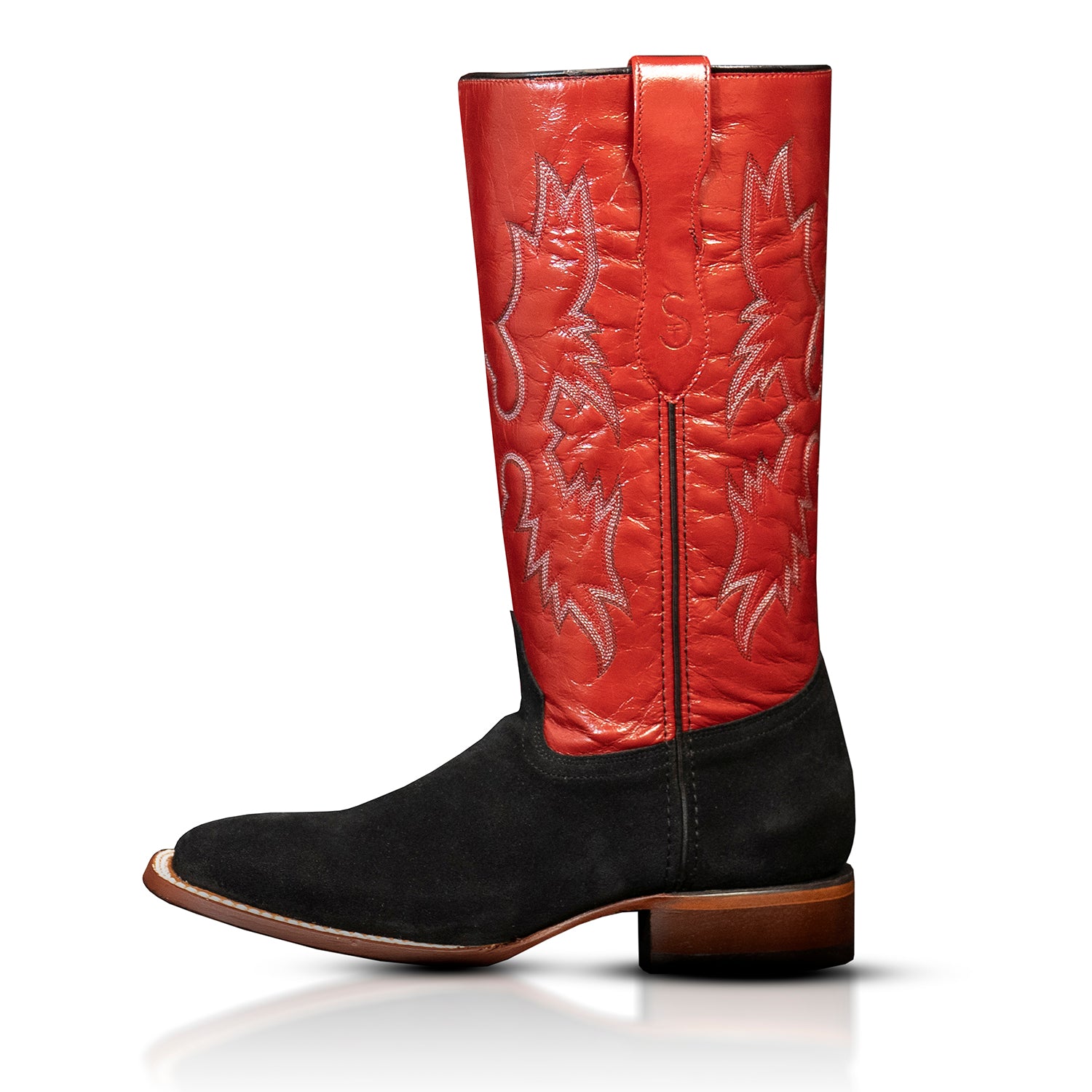 The Odessa | Red Tube & Black Rough-Out