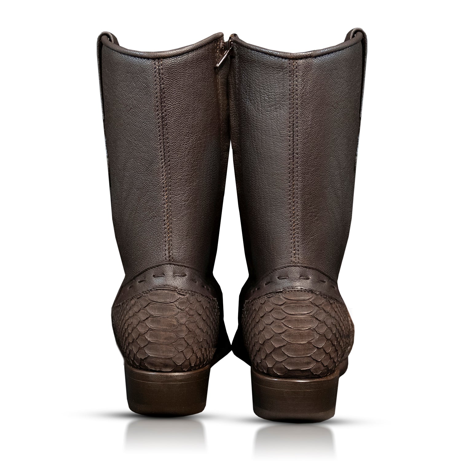 The Uptown | Dark Brown Python