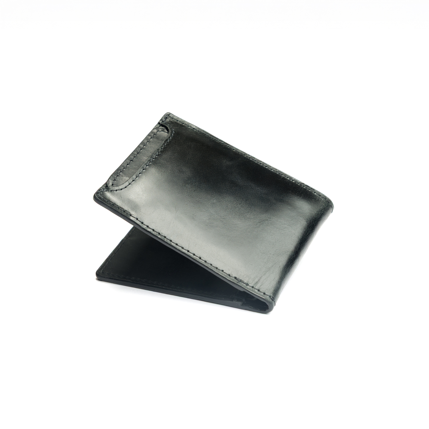 Black Caiman Leather Classic Billfold