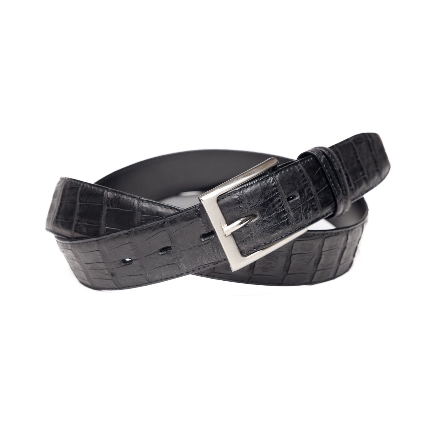 Men’s Midnight Caiman Double Loop Belt